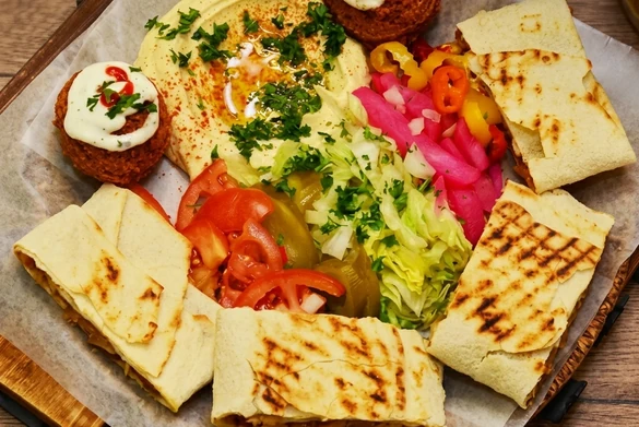 Lebanese food pickup and delivery to Ramsay, Calgary from Mazaj Mediterranean Cuisine